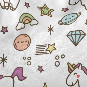 Asteroids And Unicorns Minky