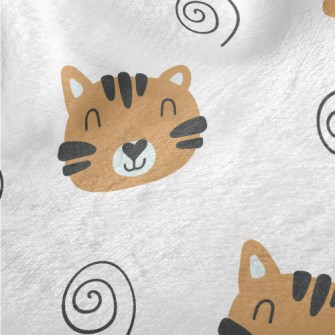 Tiger Grinning Minky