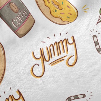 Coffee With Donuts Minky