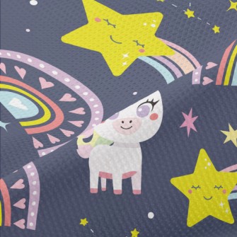 Big Eyes Unicorn Piqué