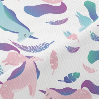 Elegant Gradient Unicorn Piqué