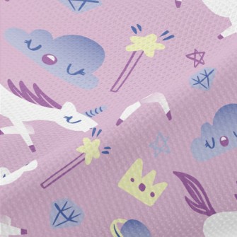 Crown Magic Wand Unicorn Piqué