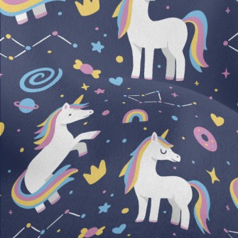Unicorn And Astrolabe Lightweight Performance Linen