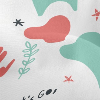 Magical Doodle Unicorn Lightweight Performance Linen
