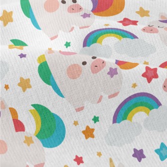 Q Version Colorful Unicorn Modern Jersey