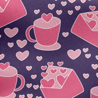 Love Letters Afternoon Tea Jersey Backed Fleece