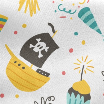 Boys Style Birthday Party Jersey Backed Fleece