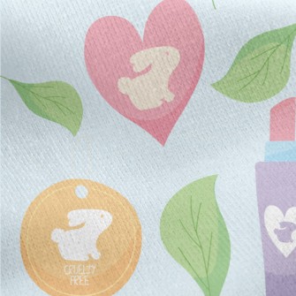 Rabbit Brand Lipstick Jersey Backed Fleece