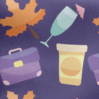 Travel With Your Bag Jersey Backed Fleece