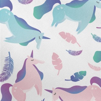 Elegant Gradient Unicorn Pongee