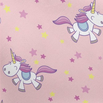 Smiling Little Unicorn Pongee