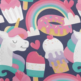 Unicorn Dessert Kingdom Pongee