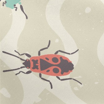 Colorful Varieties Of Insects Pongee