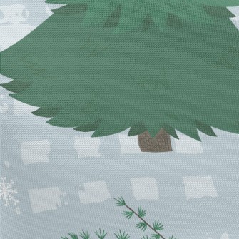 Big Trees And Forest Animals Pongee