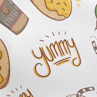 Coffee With Donuts Pongee