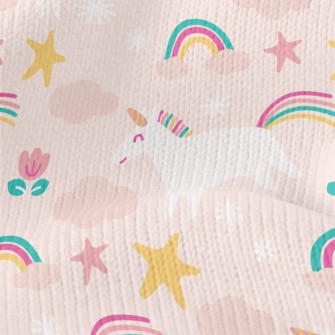 Happy Running Unicorn Stretch Jersey
