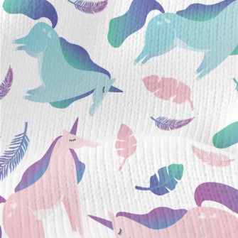 Elegant Gradient Unicorn Stretch Jersey