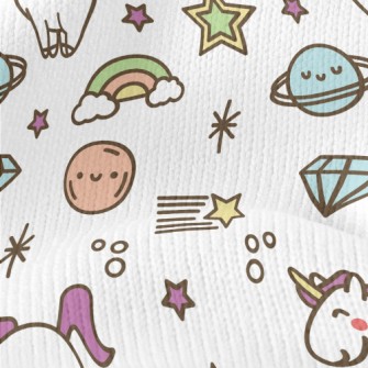 Asteroids And Unicorns Stretch Jersey