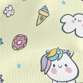 Cute Baby Unicorn Stretch Jersey