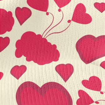 Bright Big Heart Stretch Jersey