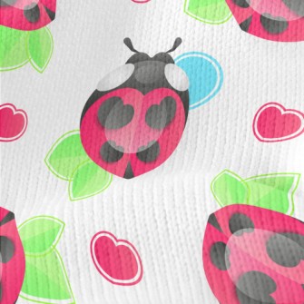 Cute Love Ladybug Stretch Jersey