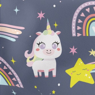 Big Eyes Unicorn Lightweight Cotton Poplin
