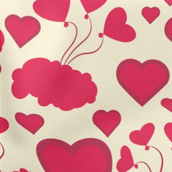Bright Big Heart Lightweight Cotton Poplin