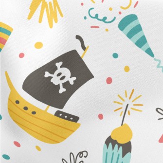 Boys Style Birthday Party Lightweight Cotton Poplin