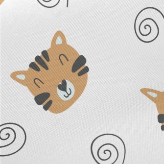 Tiger Grinning Midweight Cotton Poplin