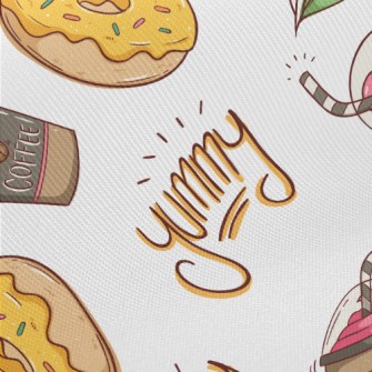 Coffee With Donuts Midweight Cotton Poplin