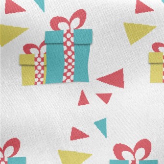 Blue And Yellow Gifts And Tria Jersey Backed Fleece