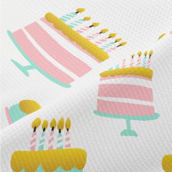 Pink And Blue Birthday Dove Piqué