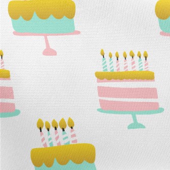 Pink And Blue Birthday Dove Pongee