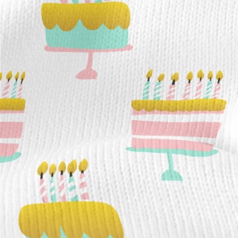 Pink And Blue Birthday Dove Stretch Jersey