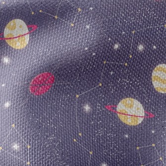 Universe Planet Stars Waterproof Canvas