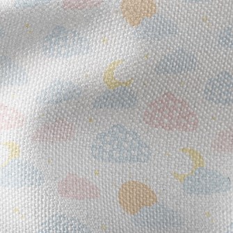 Love Dots Grid Cloud Waterproof Canvas