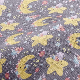 Good Night Emoticon Stars And  Performance Linen