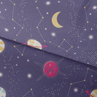Universe Planet Stars Waterproof Oxford