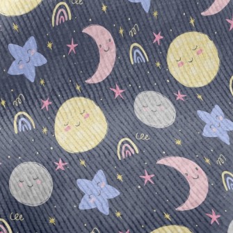 Cartoon Planet Moon Standard Corduroy
