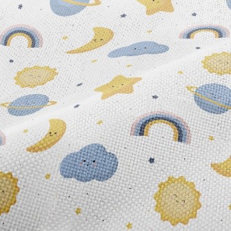 Sun Stars Cloud Rainbow Performance Linen