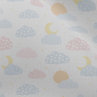 Love Dots Grid Cloud Chiffon