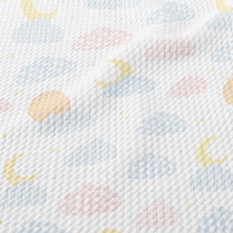 Love Dots Grid Cloud Birdseye Piqué