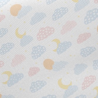 Love Dots Grid Cloud Twill