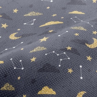 Shining Moon Stars Cloud Performance Linen