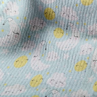 Smile Moon Stars Cloud Terry