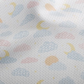 Love Dots Grid Cloud Athletic Mesh Flat Back