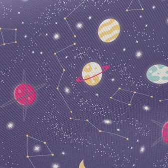 Universe Planet Stars Twill
