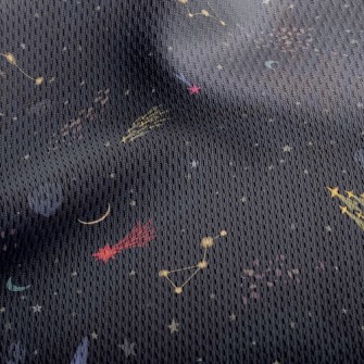 Meteorite Asteroid Athletic Mesh Flat Back