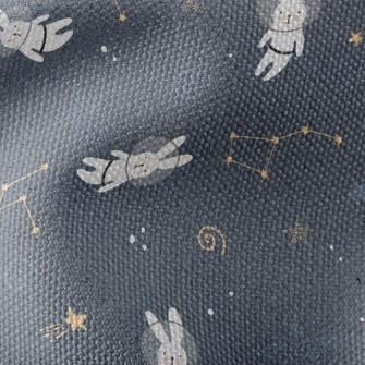 Stars And Space Bunny Waterproof Canvas