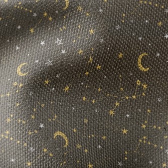 Moon And Constellations Waterproof Canvas